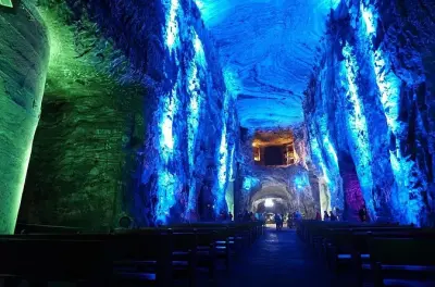 Tour privado: Catedral de sal e lagoa de Guatavita saindo de Bogotá