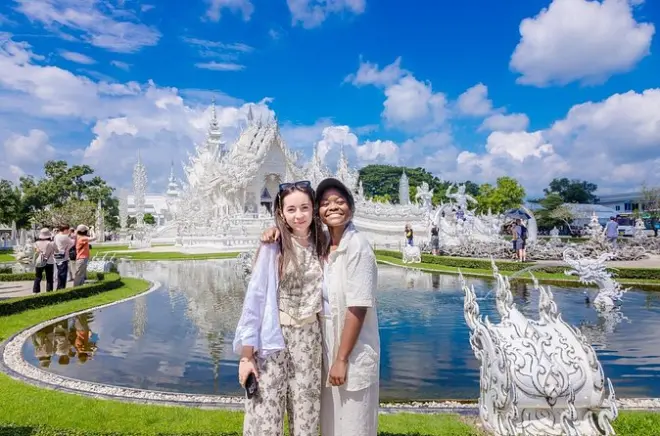 Chiang Rai Sehenswürdigkeiten: Weißer Tempel & Goldenes Dreieck