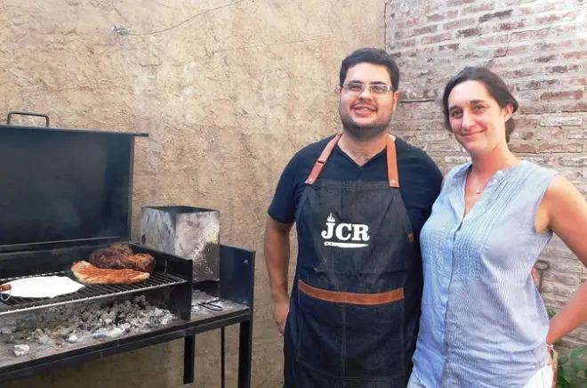 Asado argentino e aula de culinária em Buenos Aires com moradores