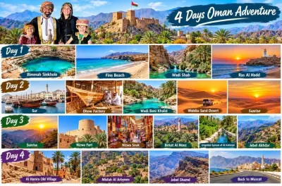 Oman 4 giorni: Jebel Shams, Wahiba Sands, fortezza di Nizwa