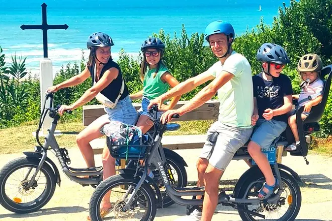 Visite guidée à vélo électrique : Biarritz et côte basque