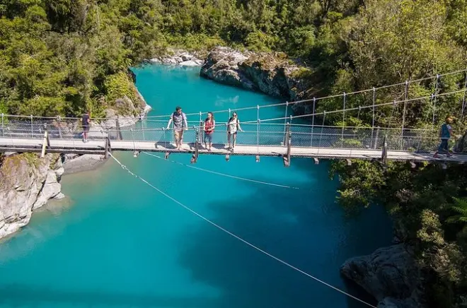 Hokitika Gorge et passerelle : Balade forestière de 5 heures