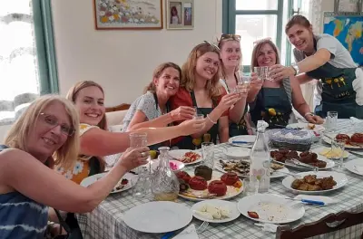 Clase privada en Naxos para aprender cocina tradicional naxiana