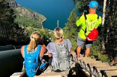 Flørli: Subida guiada por la escalera más larga del mundo, 4.444 pasos