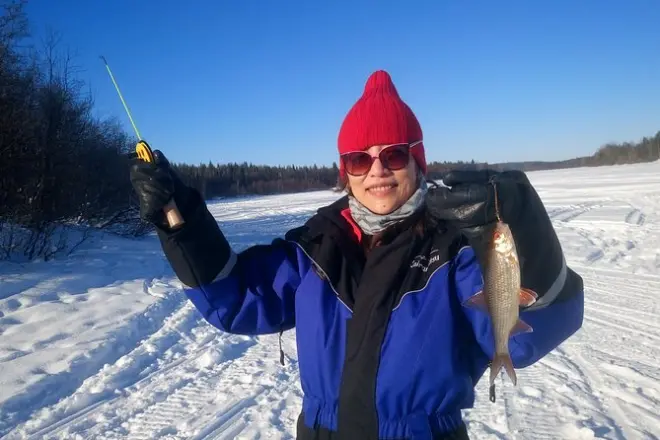 Pesca sul ghiaccio a Pyhä-Luosto: Impara a catturare i pesci