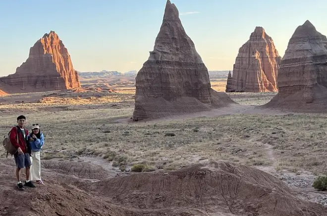 Capitol Reef visite privée : Temple du Soleil et de la Lune