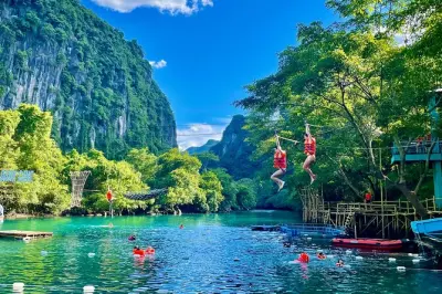 Tyrolienne à Phong Nha avec grotte Paradise, Dark et bain de boue