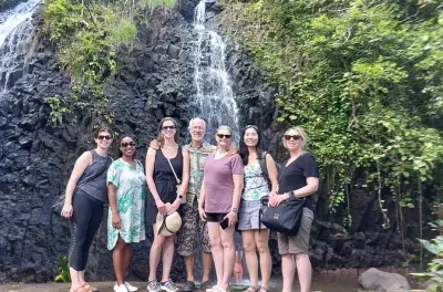 Tahiti tour privado de día completo: Cascadas y sitios culturales