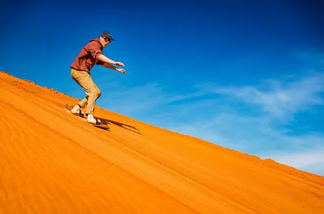 Aventura nas dunas de Sand Hollow com UTV e sandboard perto de Zion