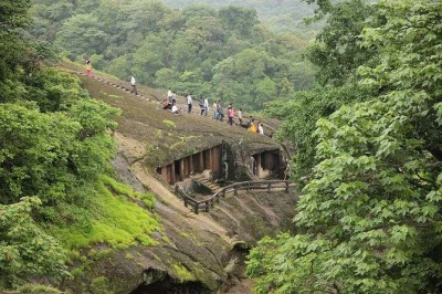 Explore ancient kanheri buddhist caves in mumbai’s sanjay gandhi national park. private tour with hotel pickup, guide, and local insights included.