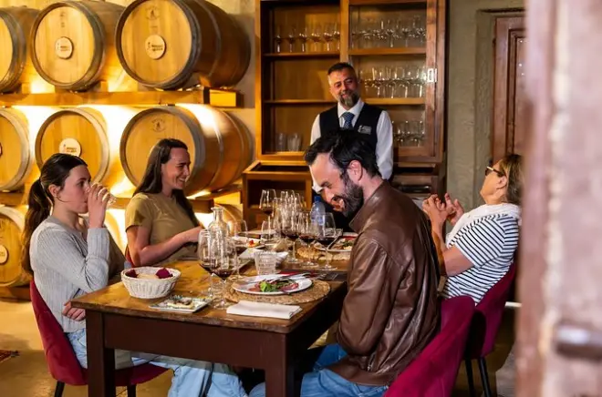 Mittagessen mit Weinverkostung im Weingut Poggio ai Laghi in Chianti