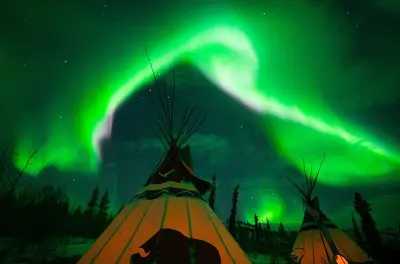 Aurora Boreal em Whitehorse: Viva a magia das luzes do norte