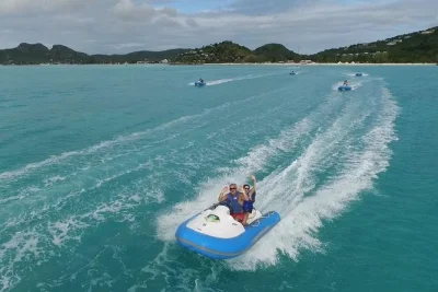 Feel the thrill of driving your own boat along antigua’s west coast, then snorkel cades reef with a local guide. includes snorkeling gear and pickup.