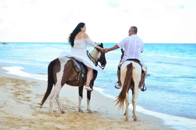 Feel the breeze on a punta cana sunset horseback ride—tropical forest, river meets sea, local tastings. includes hotel pickup and private guide.