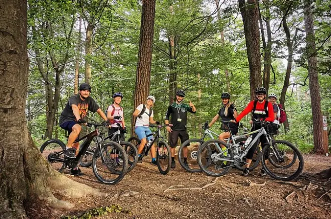 MTB a Ljubljana: Sentieri nel bosco e centro storico insieme