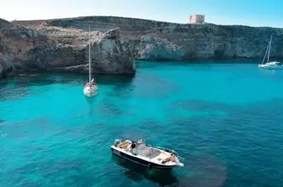 Comino and Gozo Private Boat Tour: 22ft Open Boat with Snorkel