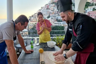 Aula de culinária na costa de Amalfi: Cozinha italiana em 3 horas