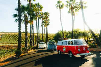 VW-Bus-Weintour Temecula: 2 Stopps mit Verkostungen im Vintage-Stil