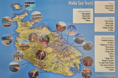 Taxi privado de lujo en Valletta con itinerario personalizado