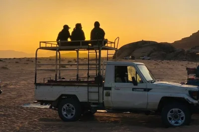 Wake up to wadi rum’s silence after a jeep tour, sunset tea, and bedouin dinner. includes private tent, all meals, and transfer from the village.