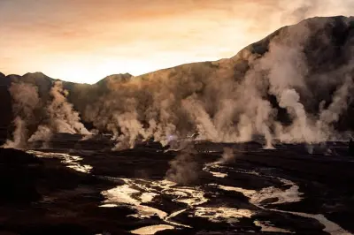 Geysers de Tatio au lever du soleil, départ San Pedro, 3 arrêts
