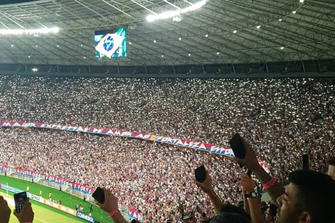 Ver partido de fútbol en la arena Castelão en Fortaleza