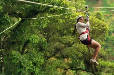 Ziplining in Vang Vieng: Caves, kayaking and forest canopy