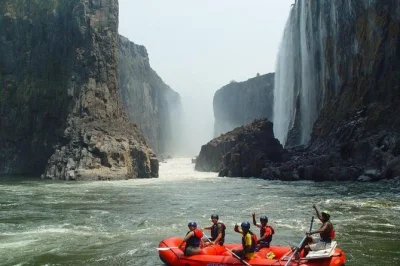 Feel the zambezi’s wild side on a white-water rafting day from victoria falls, with hotel pickup, local guide, lunch, and all gear included. choose full or half-day.