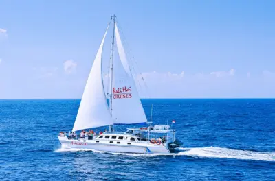 Nusa Lembongan Segeltour: Katamaran-Tagesausflug mit Schnorcheln