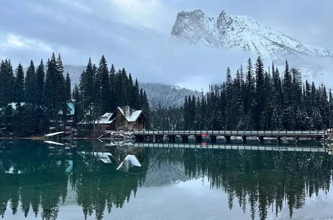 Sendero guiado de 10 km en Emerald Basin, Yoho, con recogida incluida
