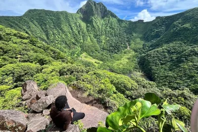 Feel the rainforest air on a mount liamuiga volcano hike in st. kitts, guided ascent to the island’s highest peak, with hotel pickup and snacks included.