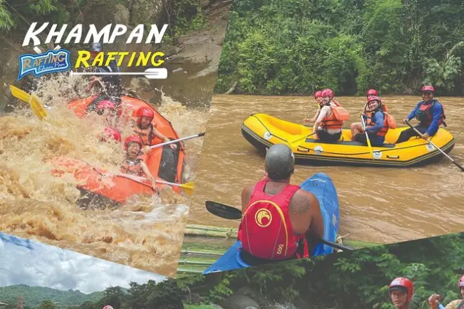 Whitewater Rafting Chiangmai: Grade 2-4 Rapids on Maetaeng River