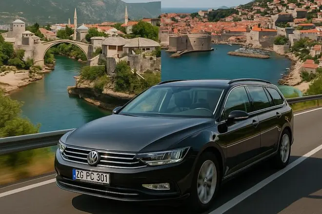 Transfer privato da Mostar a Dubrovnik con autista che parla inglese