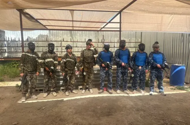 Paintball à Rosarito : 300 billes dans un terrain de montagne