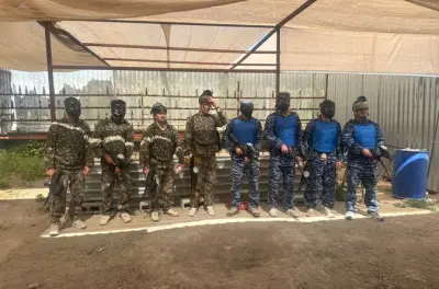 Paintball in Rosarito: 300 Schuss im Berggelände