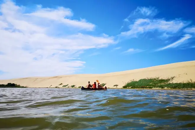 Kanutour Nida: Paddeln auf der Kurischen Lagune und Glider-Düne