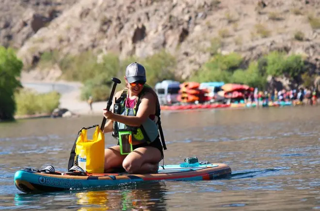 Emerald Cave paddleboard rental: Self-drive Colorado River SUP