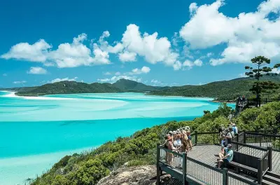 Plage de Whitehaven, randonnée à Hill Inlet et barbecue inclus