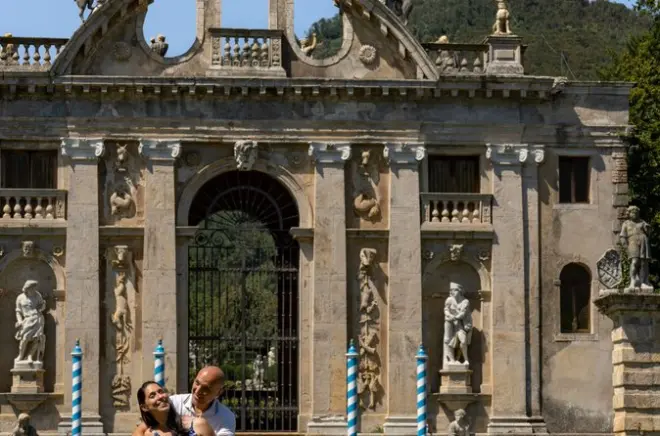 Villa dei Vescovi e jardim de Valsanzibio saindo de Pádua