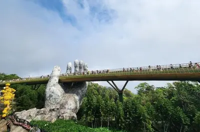 Ba Na Hills: Teleférico, Golden Bridge e Marble Mountain