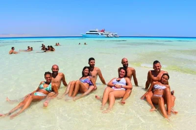 Feel the sand at white island, snorkel ras mohammed’s reefs, and share lunch on deck. includes hotel pickup, soft drinks, and a local guide for easy booking.