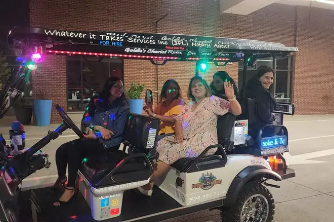 Bar Crawl Charlotte: Karaoke on a Moving Golf Cart