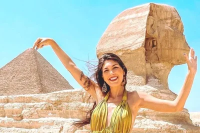 Descubre las pirámides de giza, la esfinge y el museo egipcio con un guía egiptólogo privado. incluye recogida en hotel, entradas, paseo en camello y almuerzo auténtico.