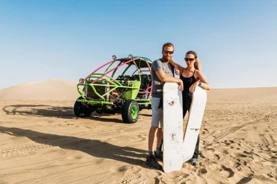 Feel the flavors of ica with vineyard tours, pisco tasting, and a wild huacachina dune buggy ride at sunset. includes pickup, tastings, and sandboarding.
