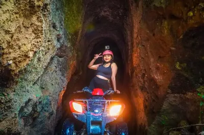 ATV Riding in Bali: Waterfalls, Tunnels & Rice Fields