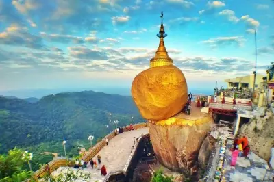 Golden Rock depuis Yangon avec chauffeur parlant anglais inclus