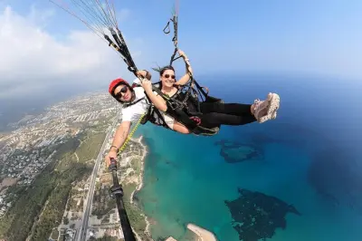 Parasailing in Kyrenia: 800 Meter über dem Mittelmeer