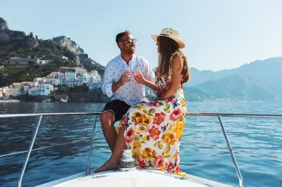 Amalfi côte visite privée en bateau : Vedette 11 m avec baignade