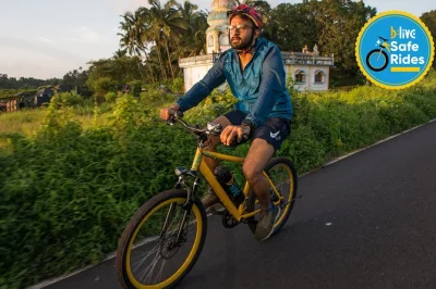 Feel the breeze on an e-bike tour of divar island & old goa, with ferry crossing, ancient temples, riverside meal, and local legends. includes guide & gear.