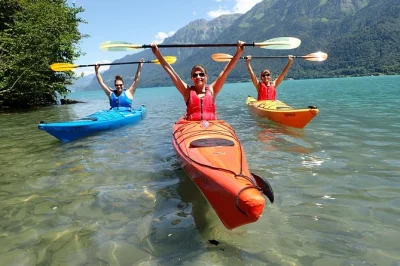 Glide across lake brienz by kayak, explore ringgenberg castle, and unwind on hidden beaches with a local guide. small groups, all gear included, plus photo package.